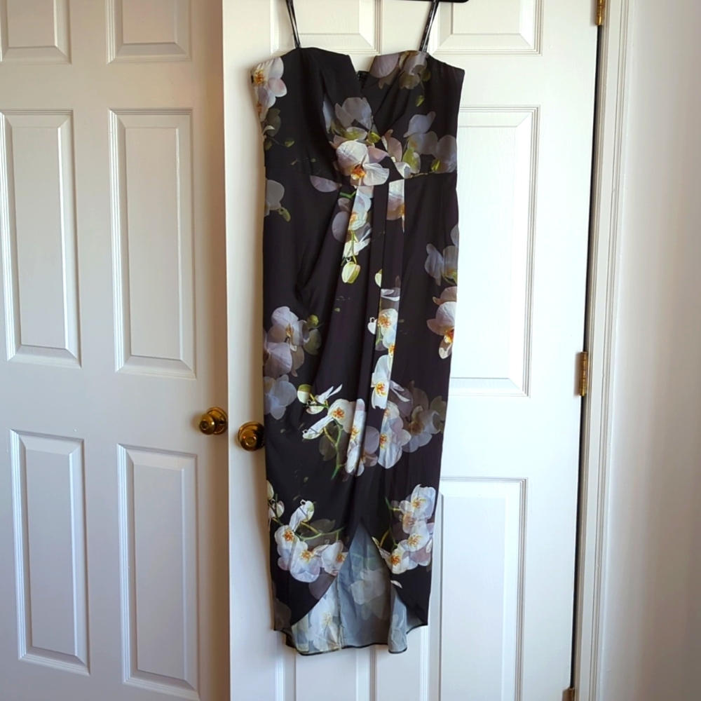 City Chic Black Sleeveless Sundress for Weddings